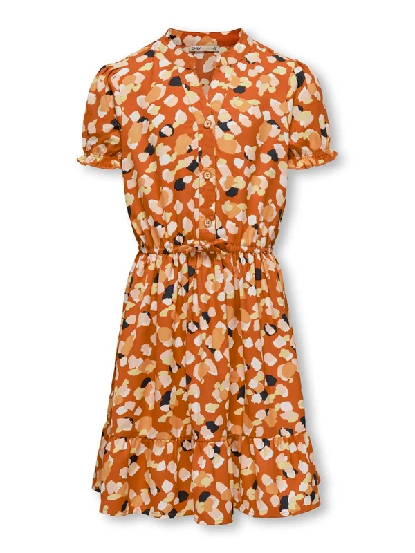 Koglizzy S S Tie String Dress AOP C