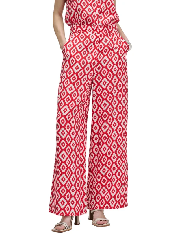 Print Hight Rise Pants