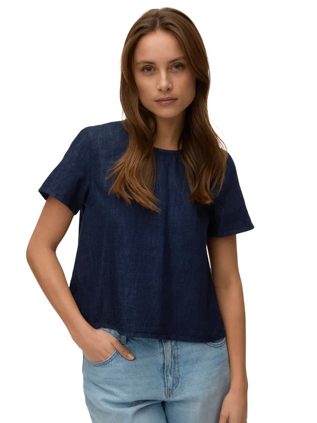 Kirstin SS Denim Top