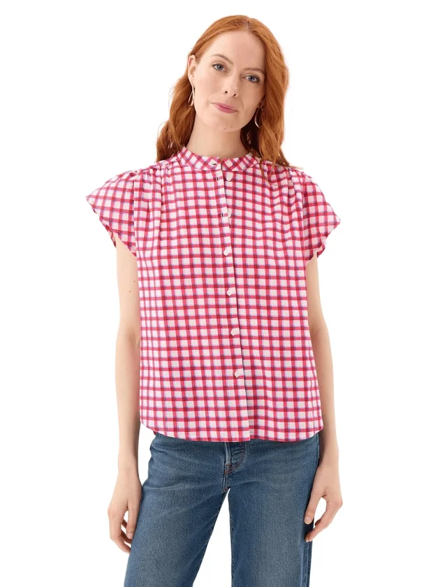 Pcjavier Ss Check Shirt Wvn Fc Bc
