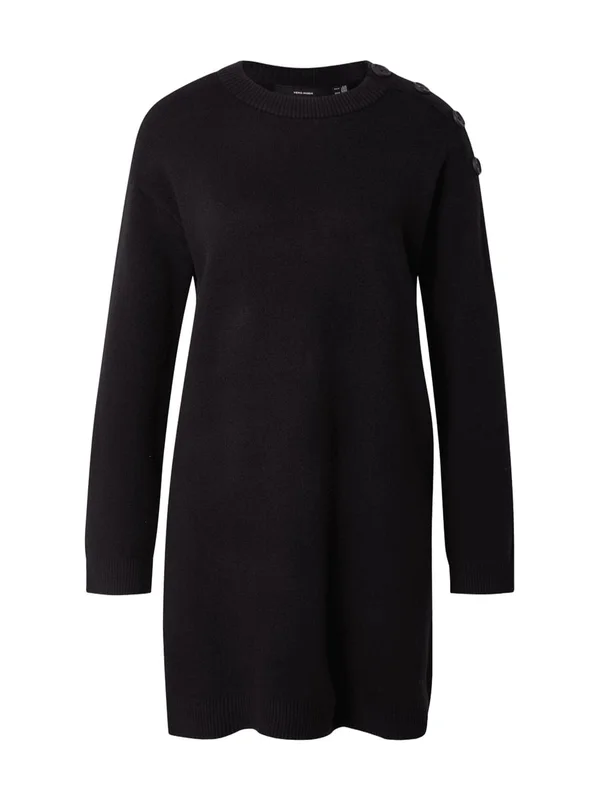 Saba Ls O Neck Button Dress