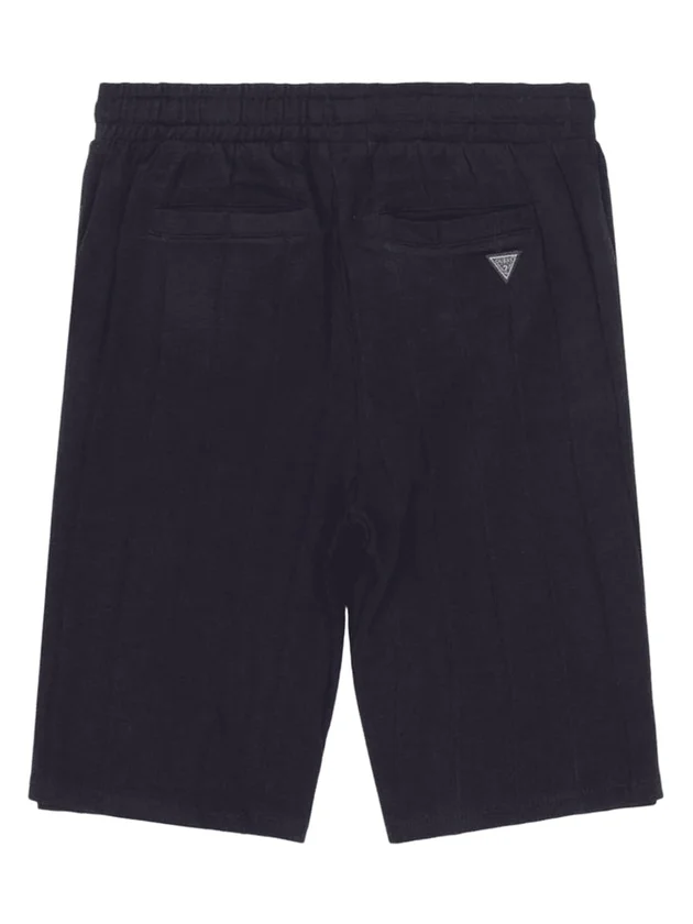 Knit Shorts Org Cotton Viscose Str Rib Kni