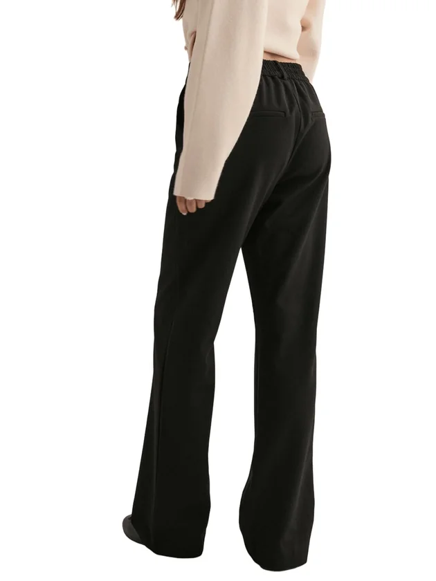 Maya Straight Solid Pant Noos