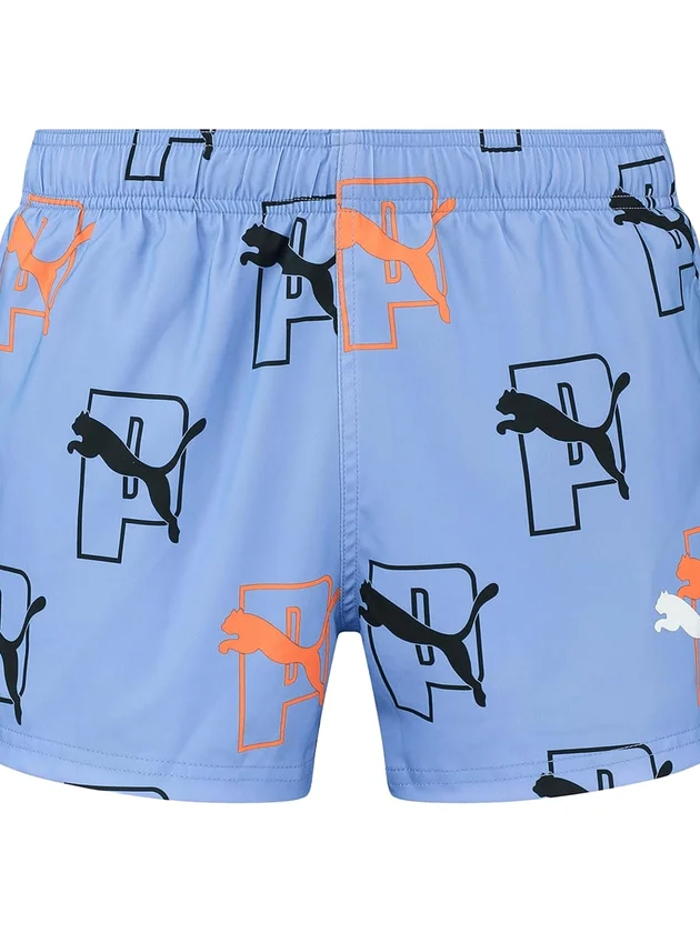 Print Cat Logo Short Shorts