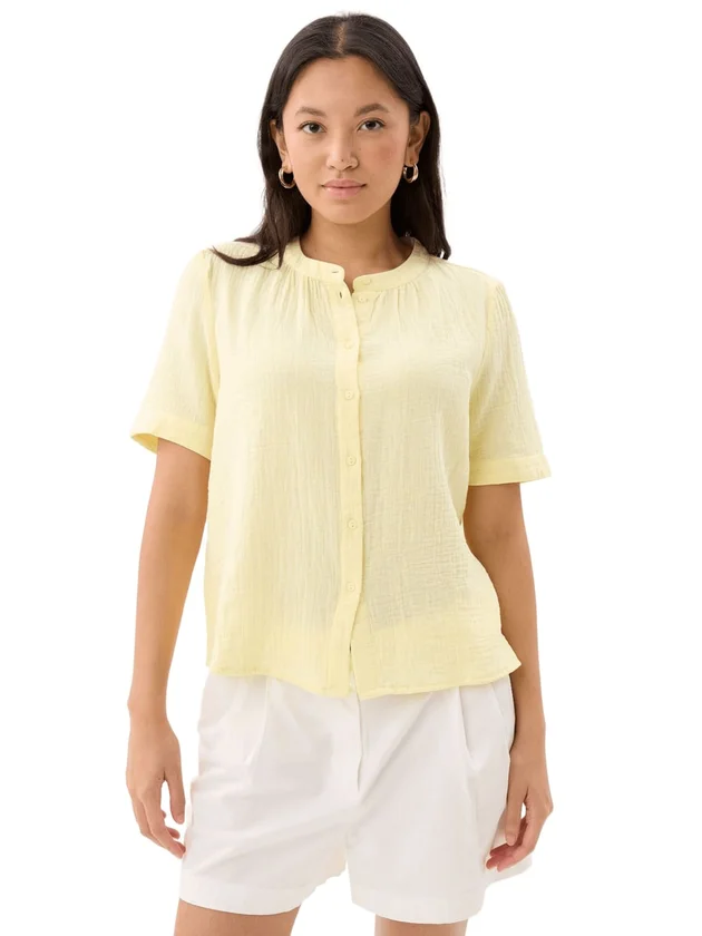 Astina Ss Shirt Wvn Msa