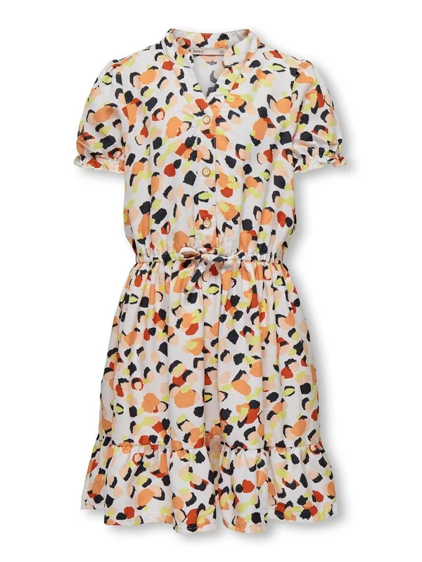 Koglizzy S S Tie String Dress AOP C