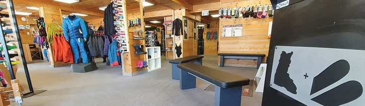 Intérieur du magasin SPORT 2000 LES SAISIES TWOSKIGLISS