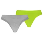 GREY MELANGE / LIME