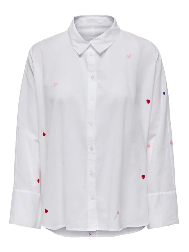 Lina Grace LS Emb Shirt Noos Wvn
