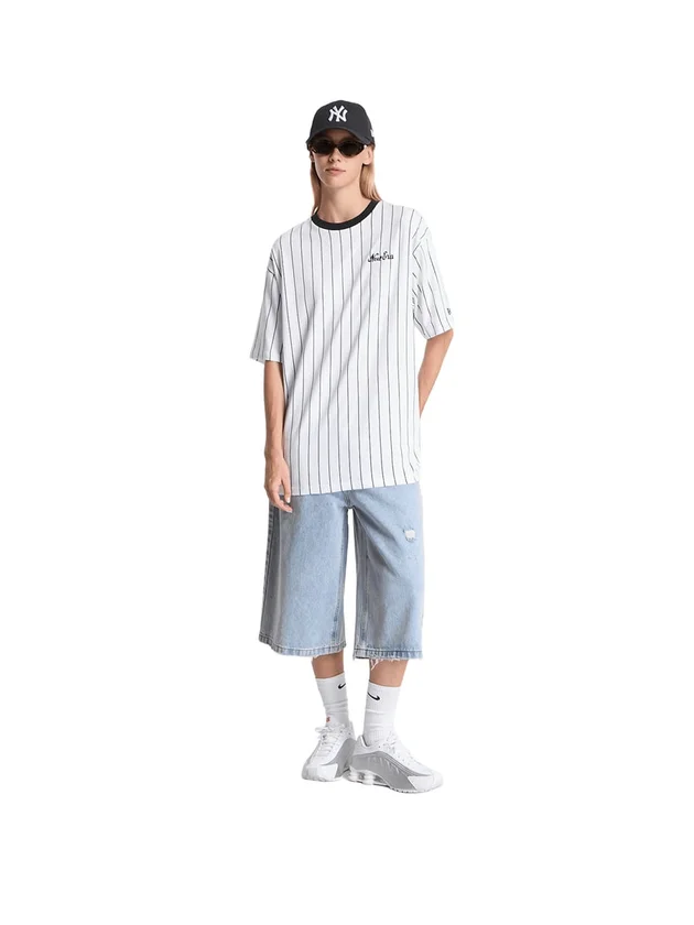 Pinstripe OS Tee