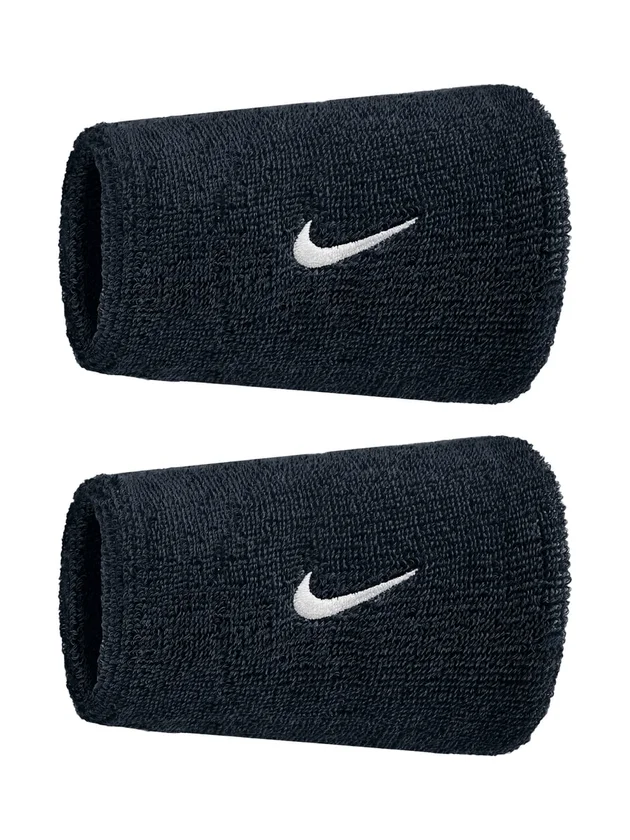 Swoosh Classic Doublewide Wristbands 2PK