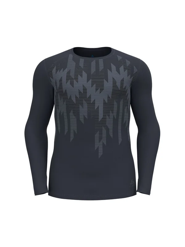 Bl Top Crew Neck Ls Active Warm Eco Gra