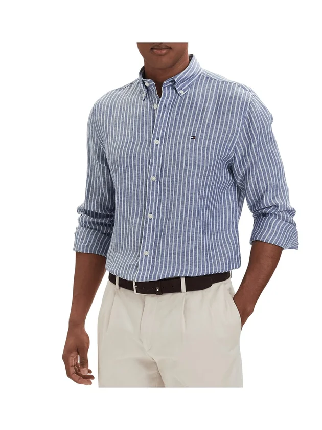 Linen Bengal Stripe RF Shirt