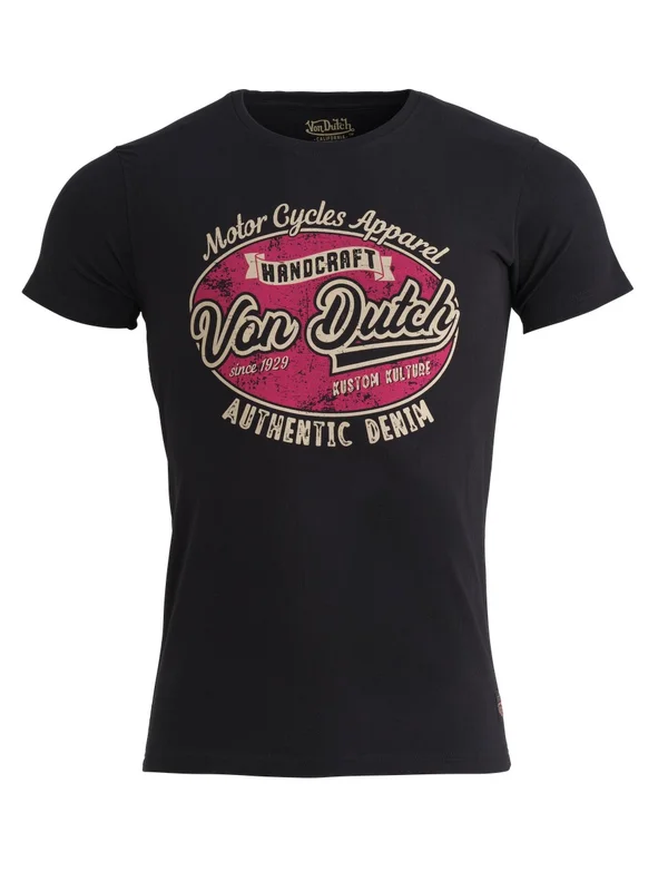 T-Shirt MC Coton Ea Col Rond Noir
