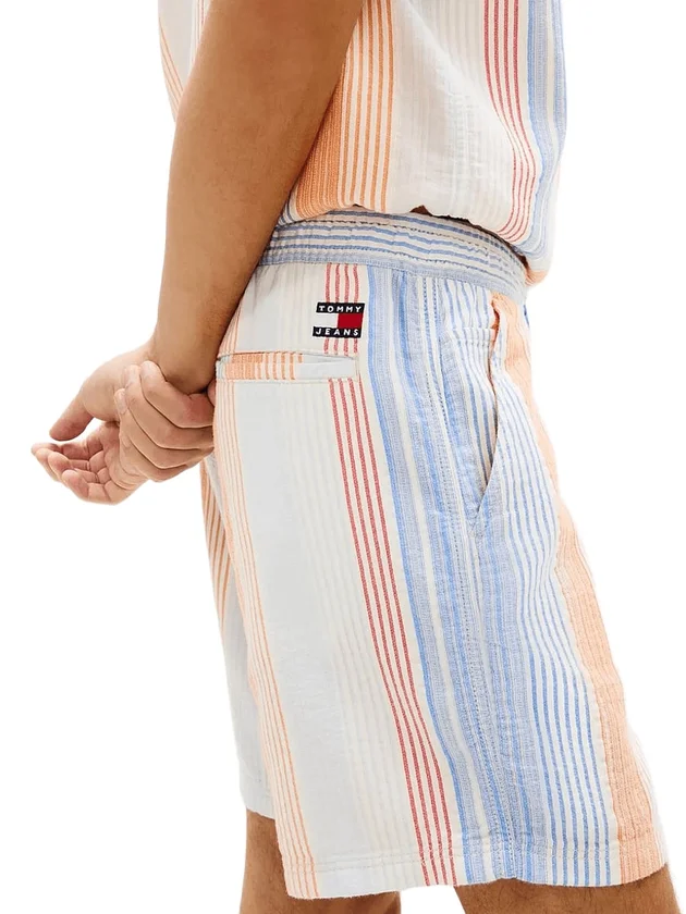 Textured Stripe Short Ext