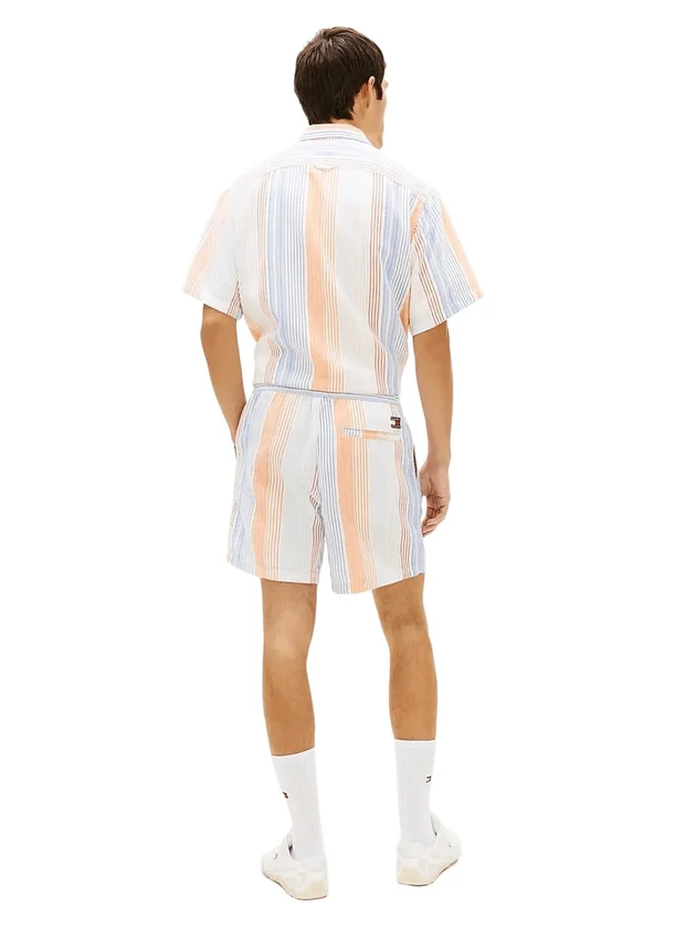 Textured Stripe Short Ext
