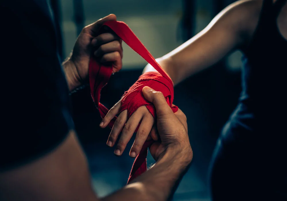 Les bandages de boxe