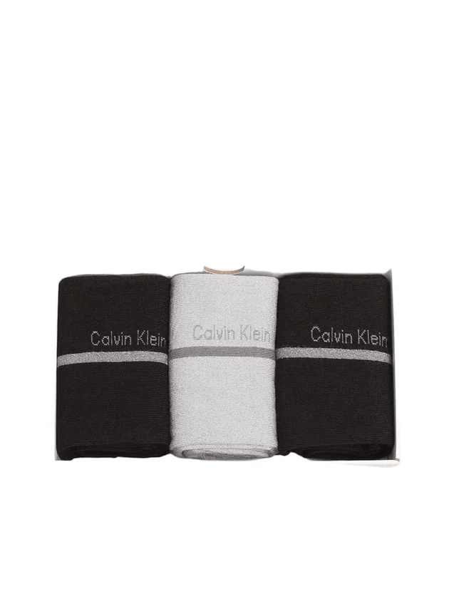 Sock 3P Giftbox Lurex Stripe