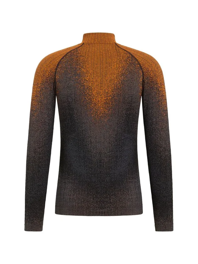 Bl Top Turtle Neck L/S Half Zip
