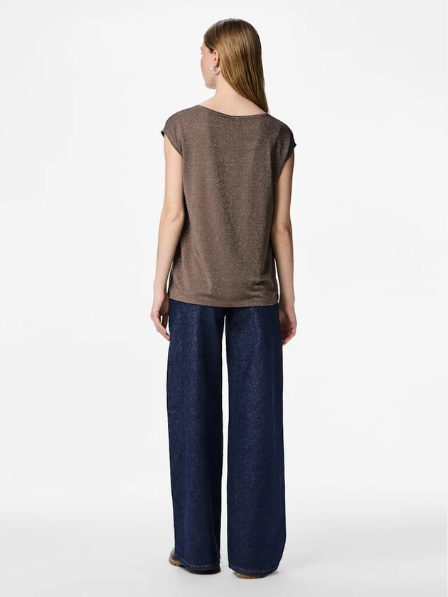 Pcbillo Tee Lurex Stripes