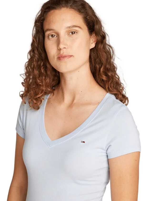 Slim V Neck Tee