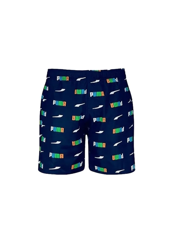 Printed Logo Mid Shorts