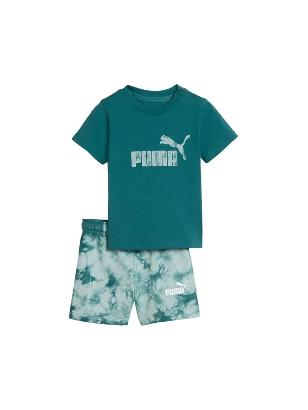 Minicats Ess Tie Dye Tee And Shorts Set