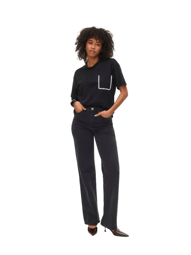 Jumbo S S O Neck T Shirt Jrs Btq
