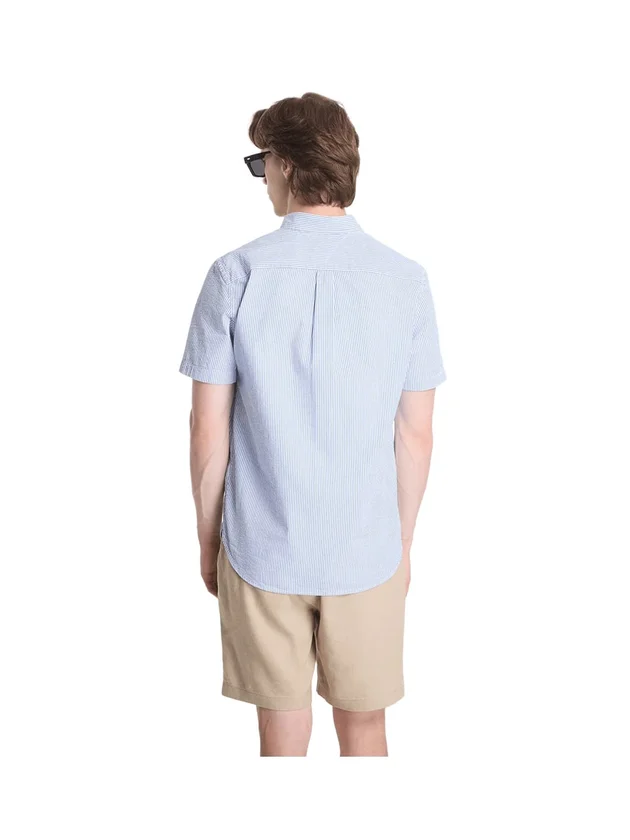 Seersucker Bengal Stripe Shirt