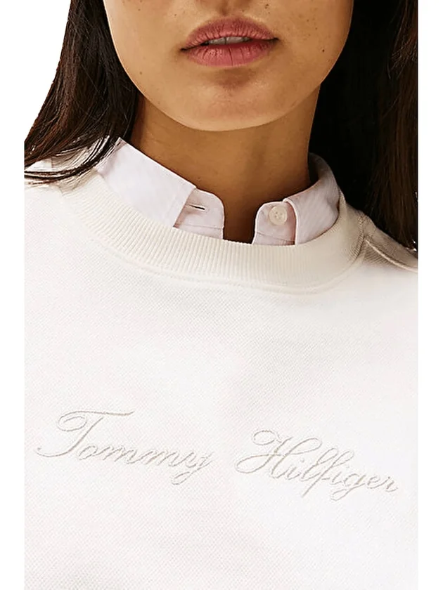 Lurex Script Reg Swtshrt
