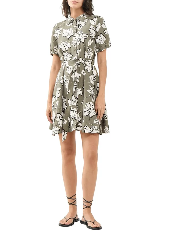Jennifer S S Short Shirt Dress Wvn Btq