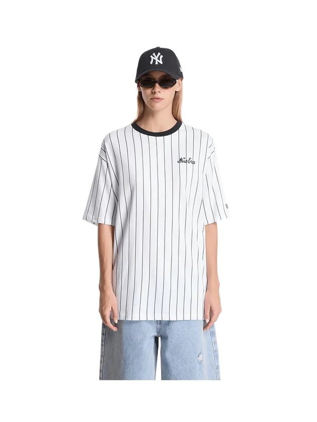 Pinstripe OS Tee
