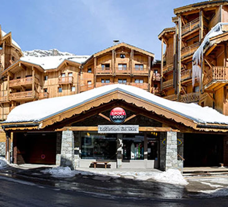 Extérieur du magasin SPORT 2000 VAL THORENS VAL LOC 2400