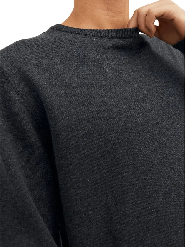 Jjebasic Knit Crew Neck Noos