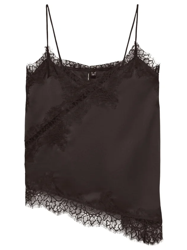 Lace Singlet Wvn Noos