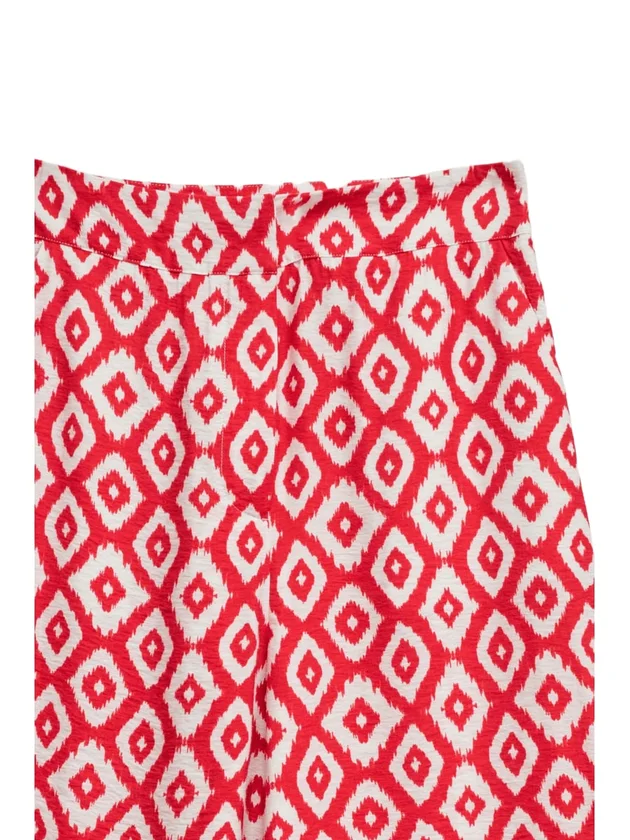 Print Hight Rise Pants