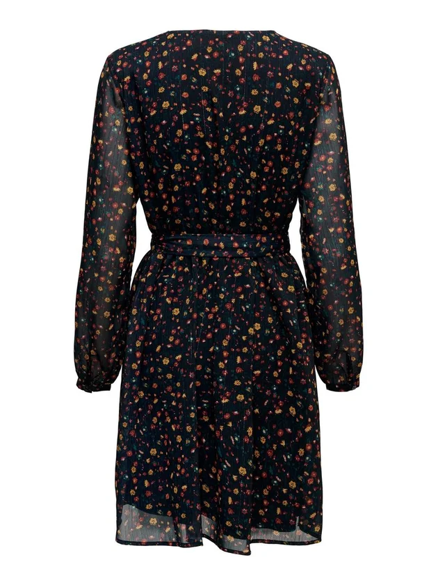 Valerie L S V Neck Dress Ptm