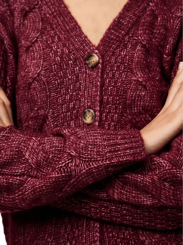 Pcnina LS V Neck Knit Cardigan Noos BC