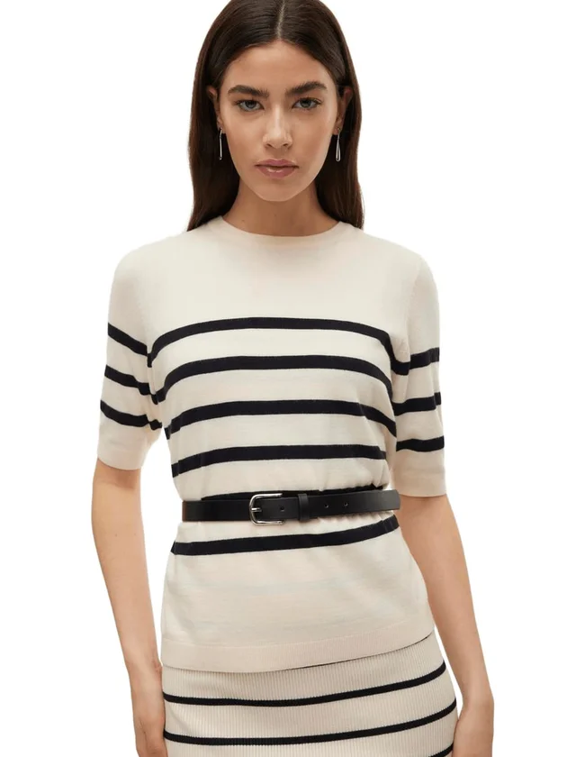 Saba Plain Ss O Neck Pullover Ga Noos