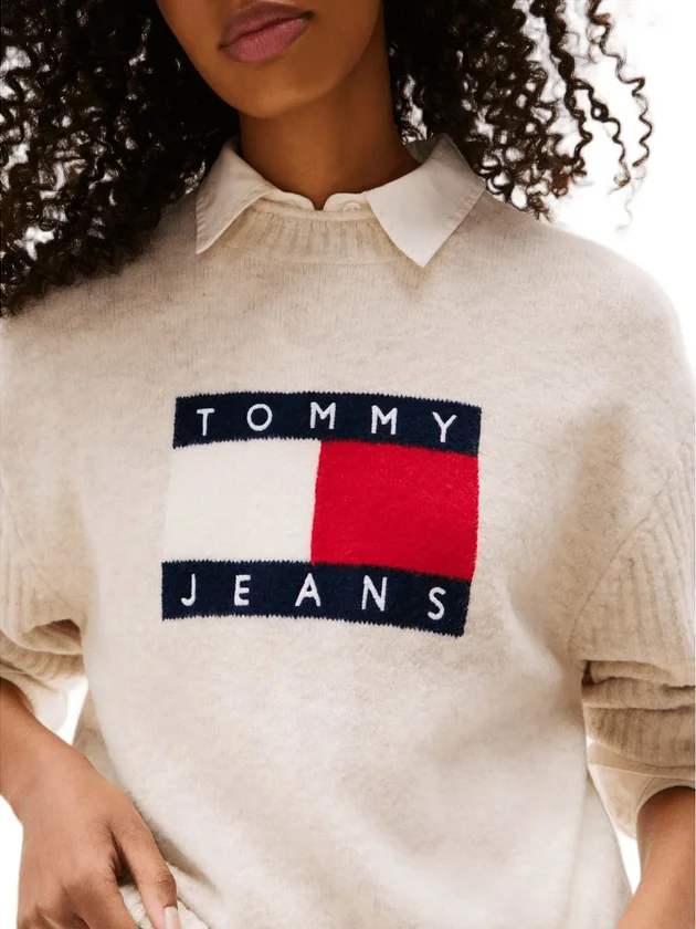 Melange Flag Sweater Rib Ext