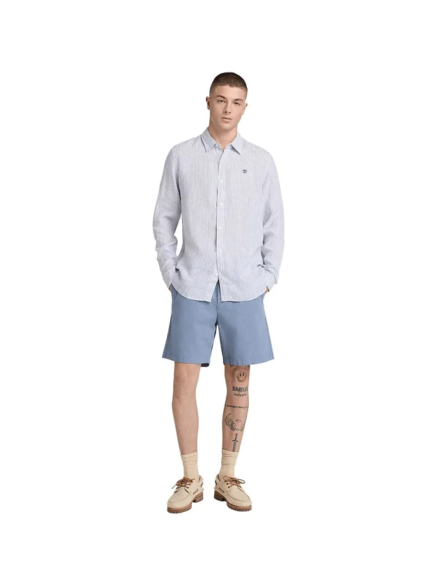 Linen Striped Shirt Regular