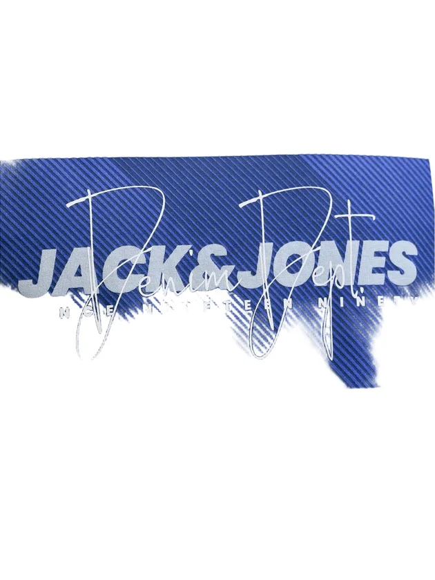 Jjcole Print Tee Ss Crew Neck Ln