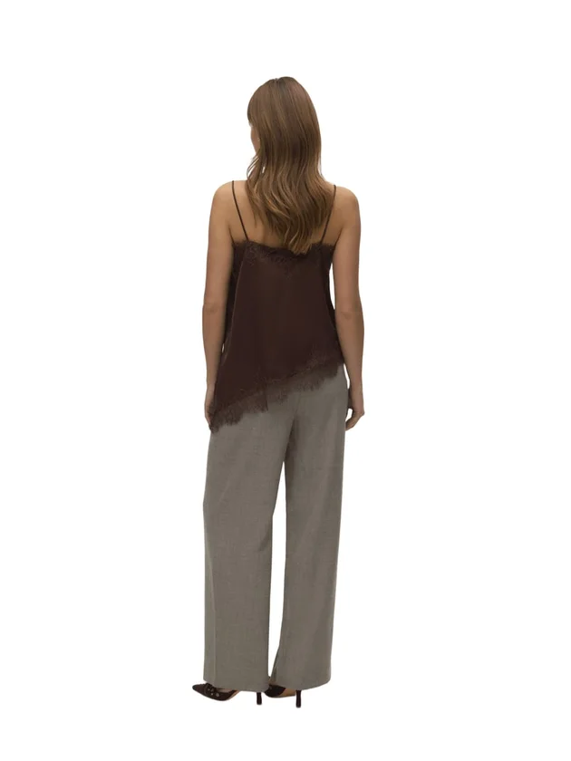 Lace Singlet Wvn Noos
