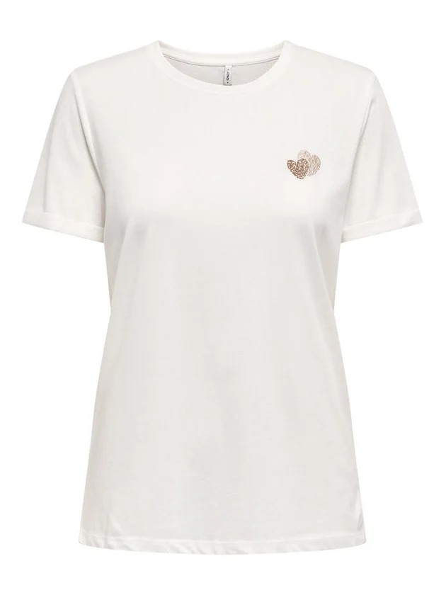 Lenna Hearts O Neck Top