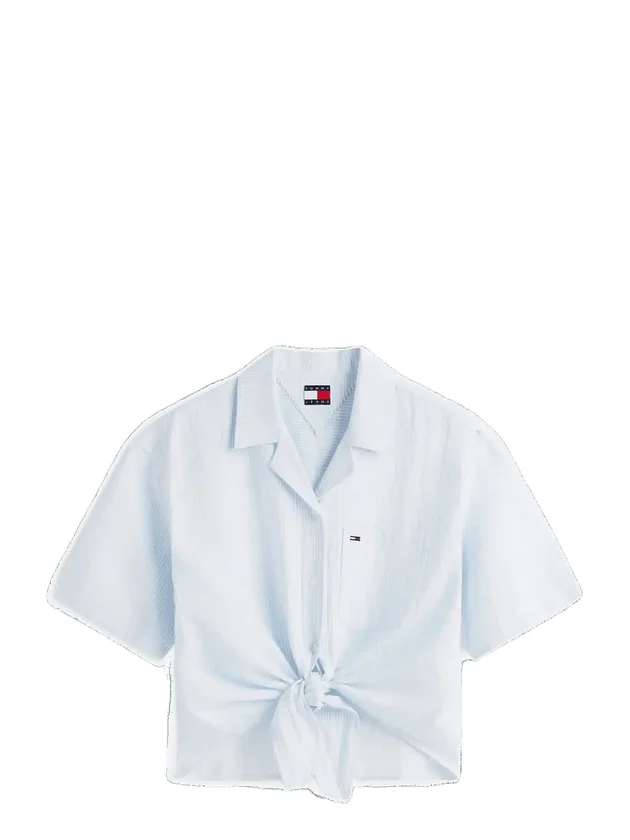 Tie Front Linen Shirt
