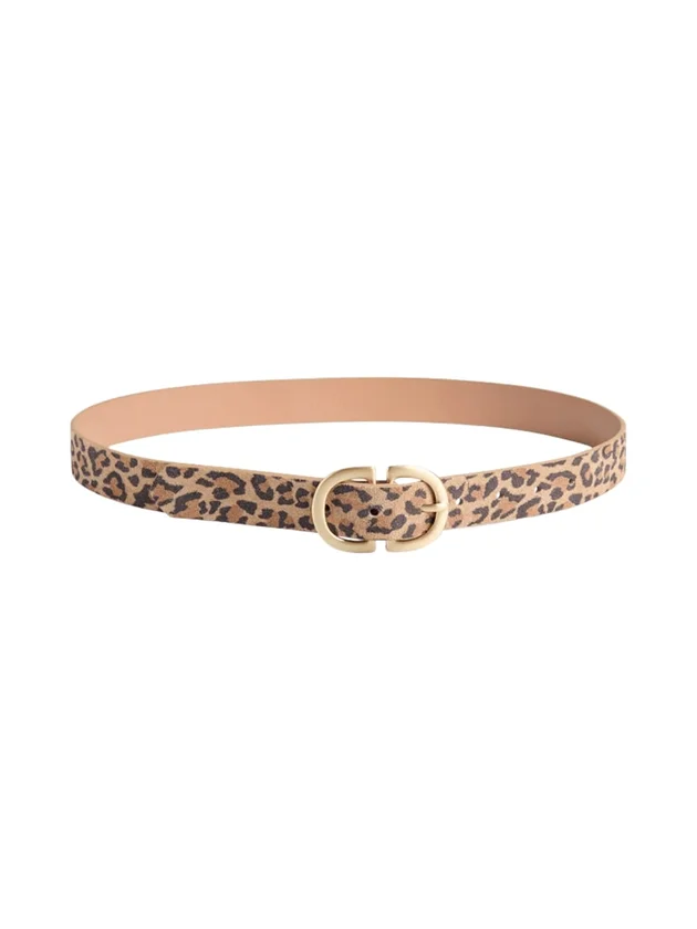 Suede Leo Jeans Belt