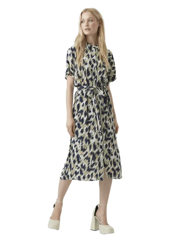 Ss Calf Shirt Dress Wvn Ga
