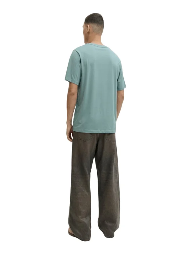 Jjcole Print Tee Ss Crew Neck Ln