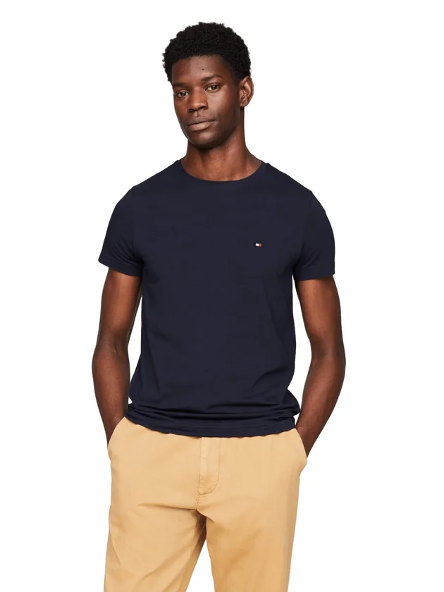 Core Stretch Slim C Neck Tee