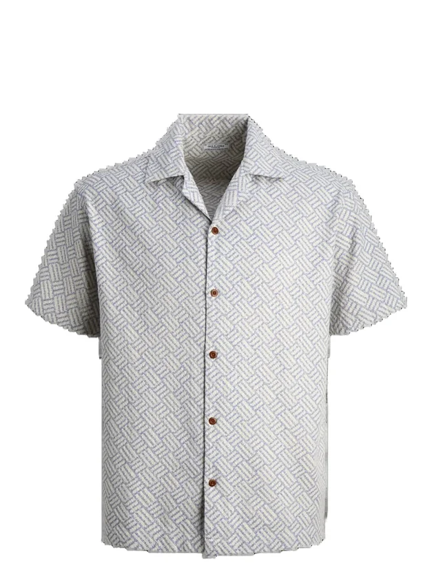 Print Dobby S S Shirt